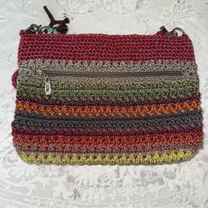 The Sak crossbody multi color crochet bag new